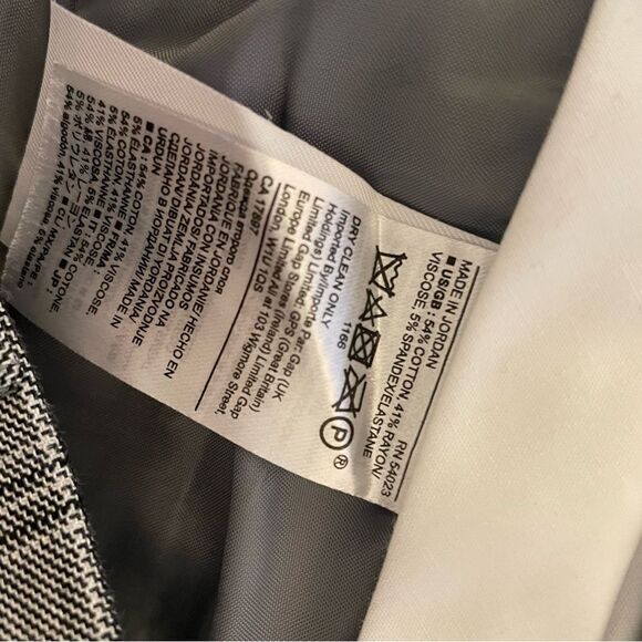 Banana Republic Plaid Sloan Fit Ankle Pants Size 4 - Picture 7 of 8